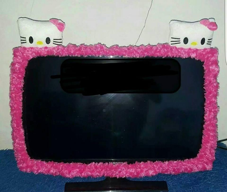 Bando / Cover / Sarung / Bandana / List TV Karakter Hello Kitty LCD LED 21