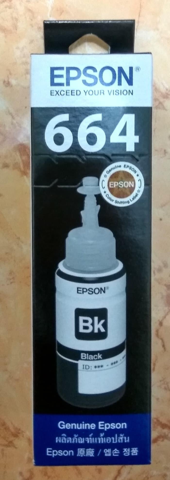 40Murah41 Tinta Botol Epson T664 untuk L100 L110 L200 L210 L300 amp L350