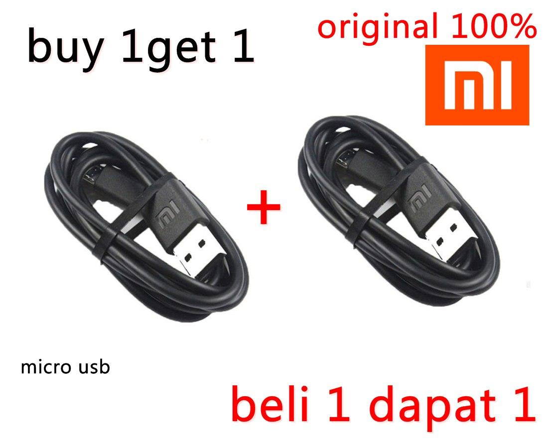 buy 1 get 1Xiaomi Original Micro USB and Data Sync Cable Charger 2A