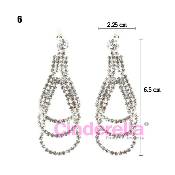 Anting Hijab Korea Earrings Aksesoris Pesta Wanita Murah Wanita Cantik