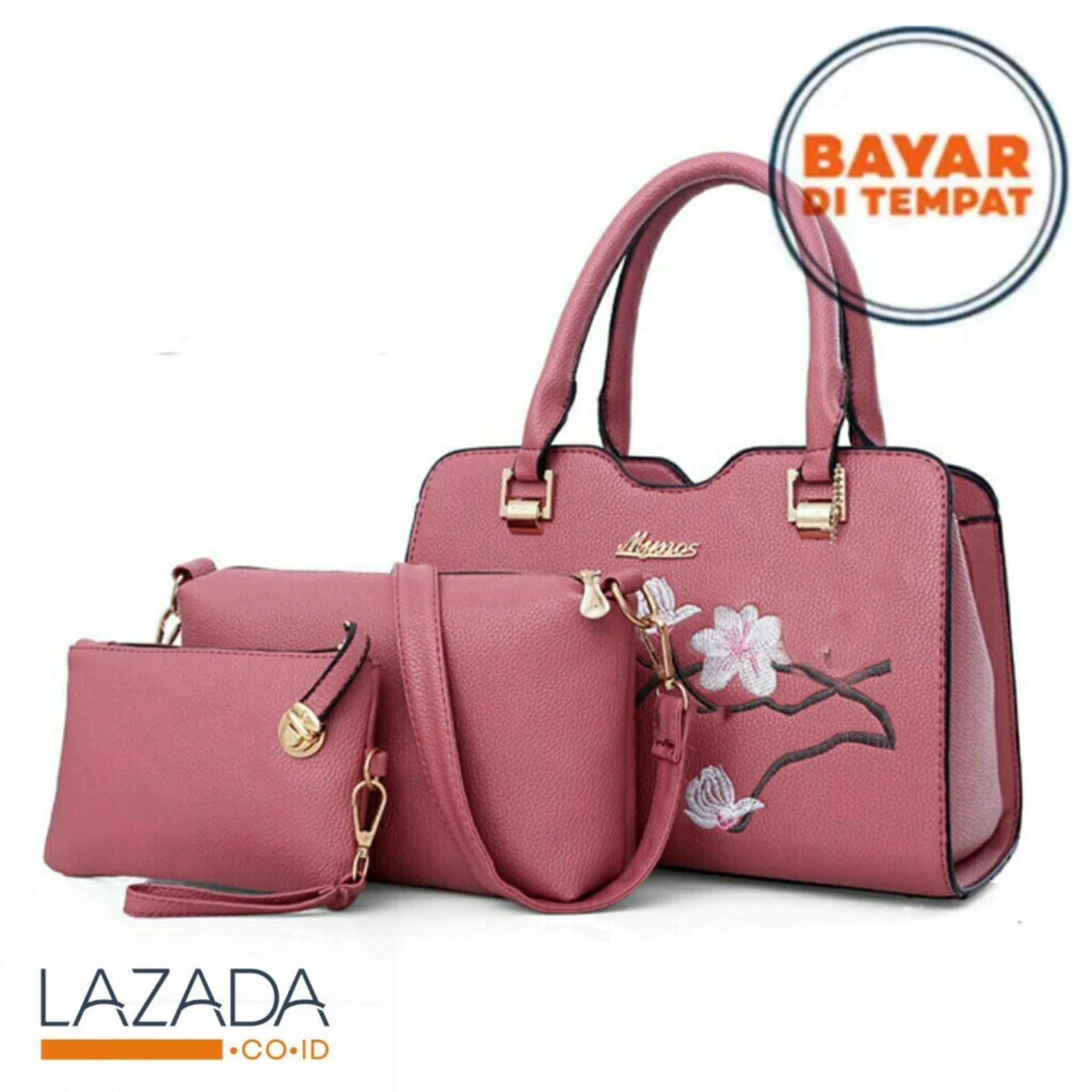 PROMO Tas slempang Jinjing Elegan 3in1 Wanita bucket import/Sling NAGITA BORDIR