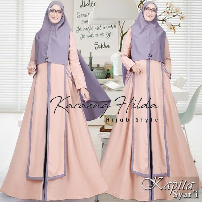 GAMIS SYARI KAPITA by Karaeng Hilda ORIGINAL BRANDED