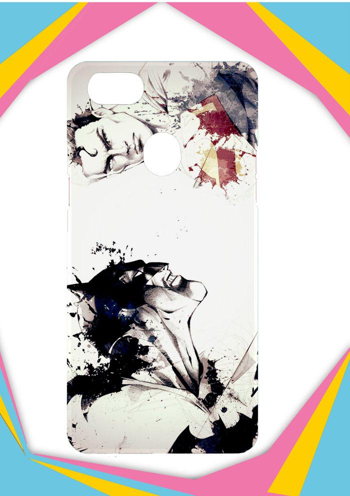 Casing OPPO F7 Custom Hardcase superman vs batman art Z0483 Case Cover