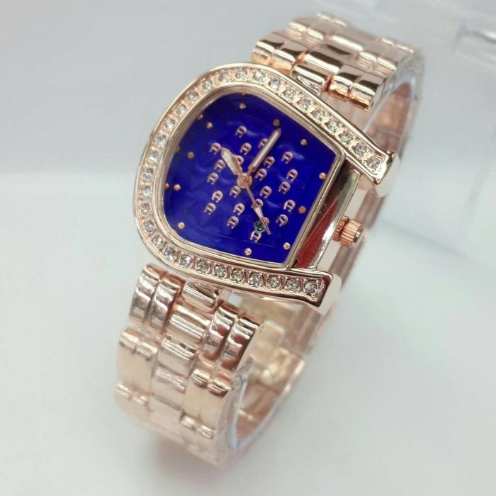 PROMO TERBATAS!!! JAM TANGAN WANITA AIGNER 014 SEMI SUPER BOX KANCING Terbaru Murah