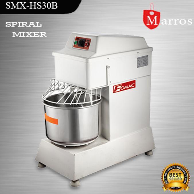 Mixer Spiral 35 Liter Pengaduk Adonan Roti Mie Basah Fomac Smx-Hs30b - Asasf