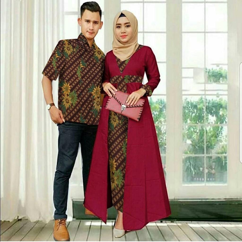 Couple Hanny Kebaya Modern Batik Baju Pasangan Pesta Murah Linda TG