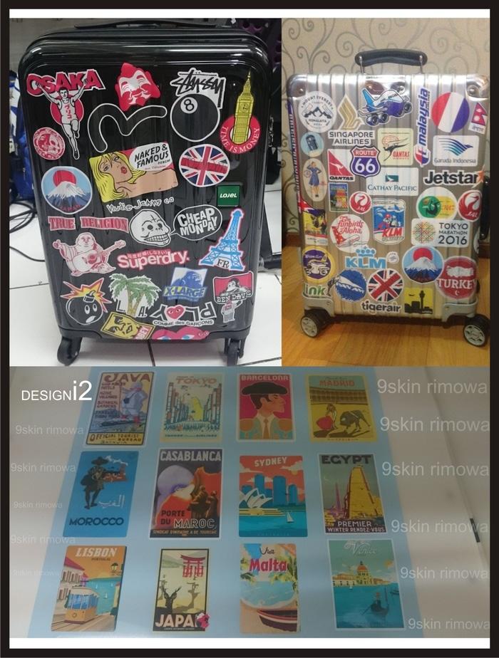 Sticker Rimowa Design 41/ Stiker untuk koper / Stiker Anti Air