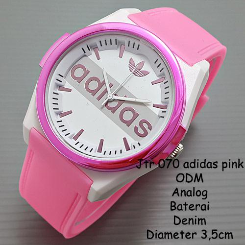 jam tangan wanita / cewek / Adidas jtr 070 pink NEW