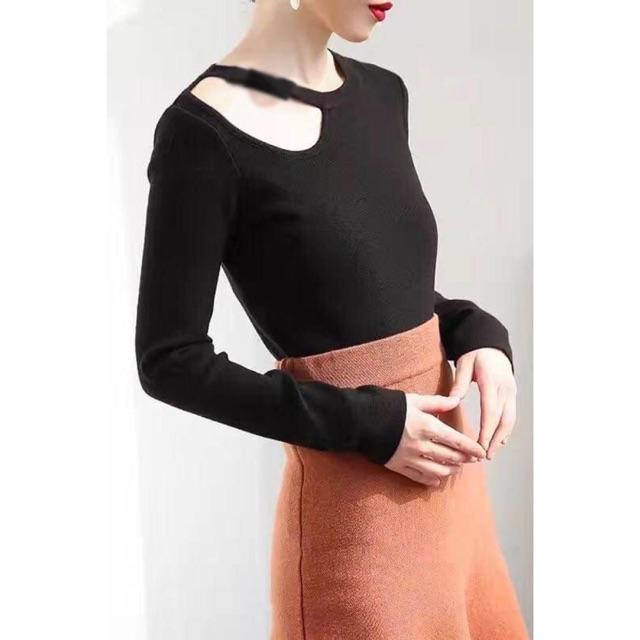 JUAL RUGI SALE PROMO Kaylynne Knit WOMEN Top HIGH QUALITY RAJUT IMPORT BANGKOK ALL SIZE FIT BODY
