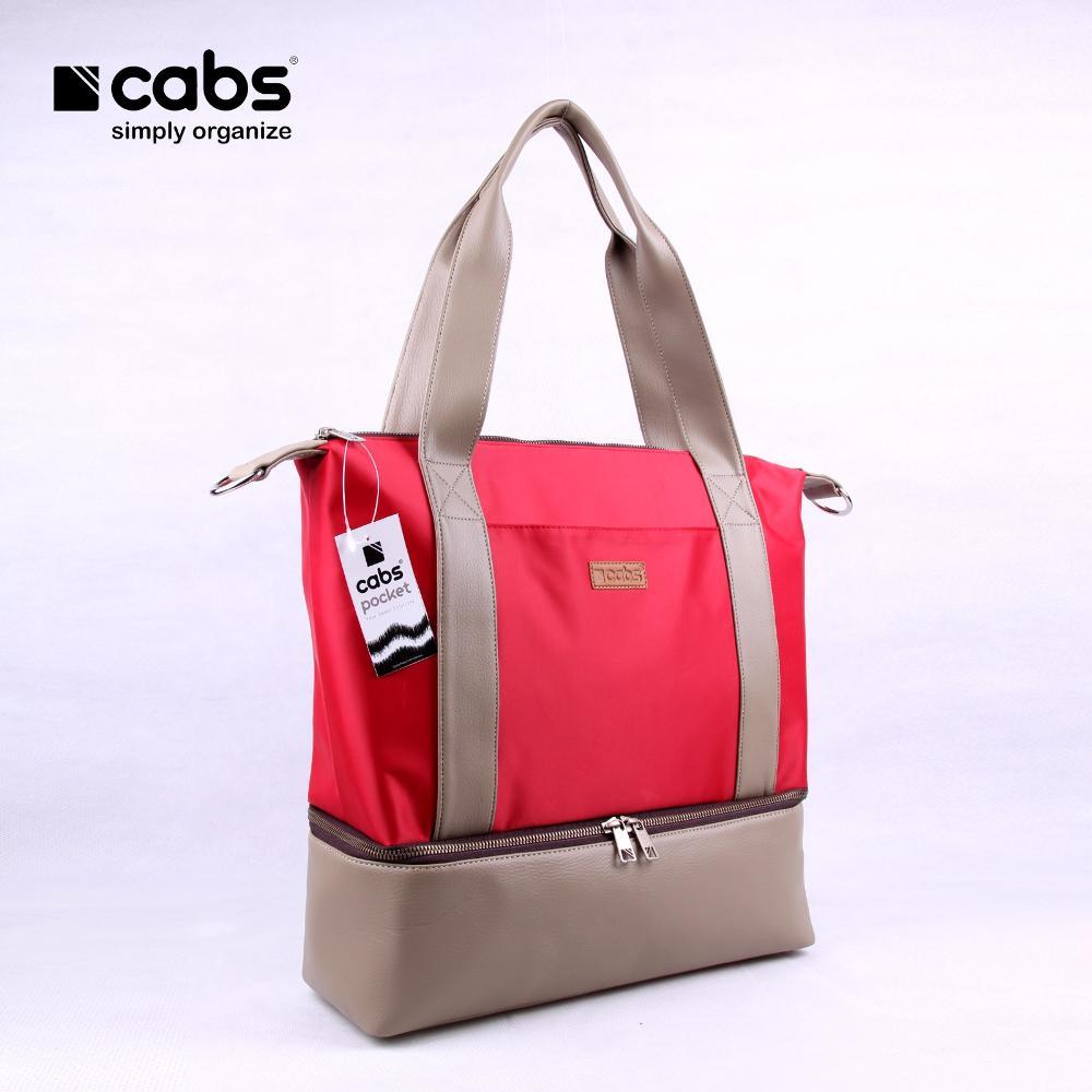 Cabs Pocket Megan (Tas Wanita Selempang Cewek Tas Jinjing Tote Bag Multifungsi Tas Bayi Sling Bag Shoulder Bag Baby Bag) Red