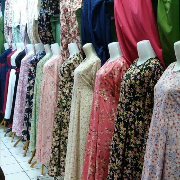 gamis katun jepang ori langsung dari konveksi harga lebih murah