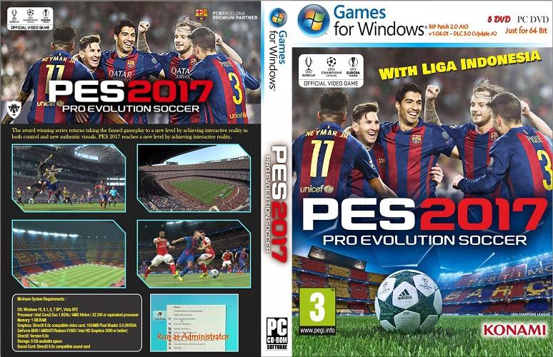 Pro Evolution Soccer 2017 (v. 1.04.01 DLC 3.0) PC - Full Update 2018
