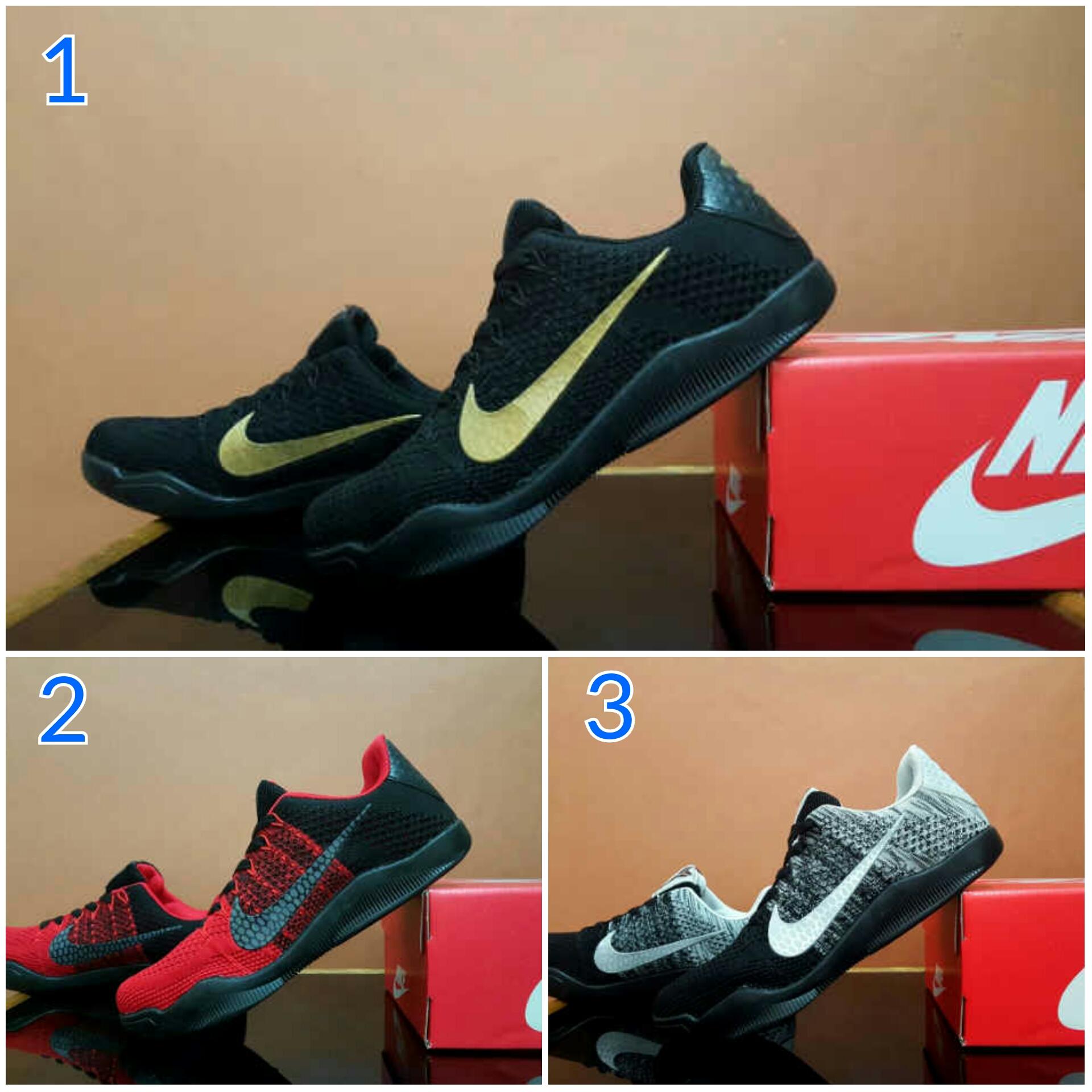 Promo Sepatu Pria Olahraga Fitnes Nike Kobe 11 Premium Made In Vietnam Murah Fashion