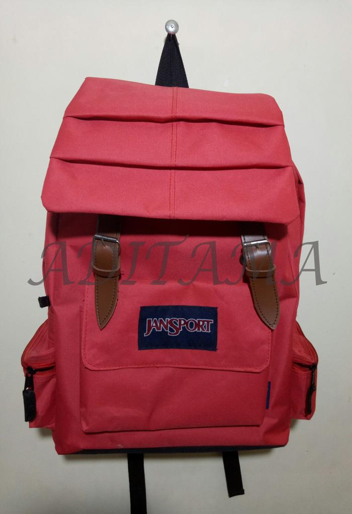 PROMO TAS JANSPORT 89/TAS JANSPORT BELTWO+EXTRA SLOT LAPTOP MERAH TERLARIS