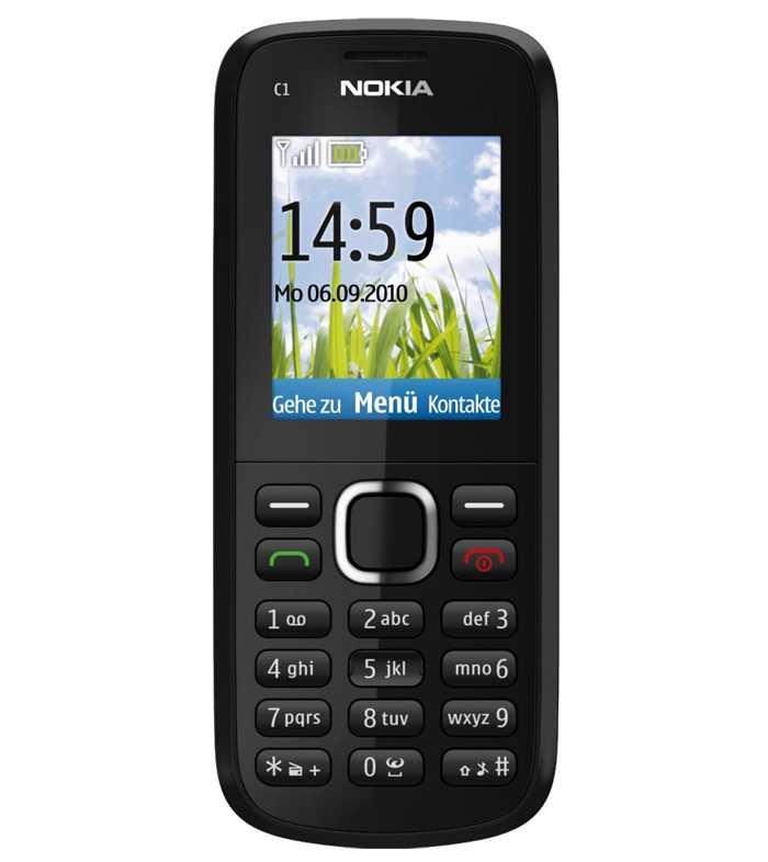 Nokia C1-01 Single SIM Handphone Jadul New Refurbished