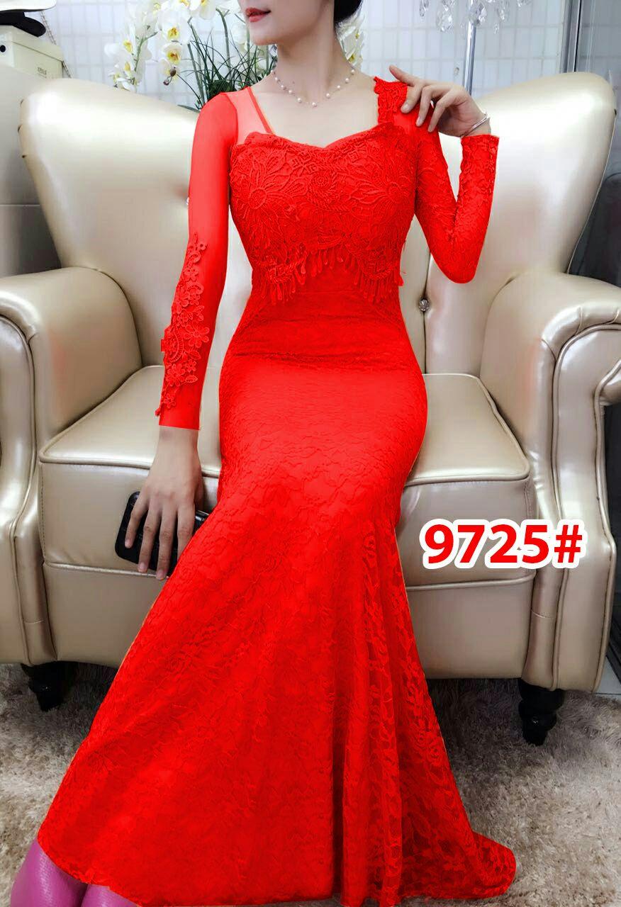9725# baju pesta import / gaun pesta import / baju pesta brokat / longdress fashion import / gaunpanjang