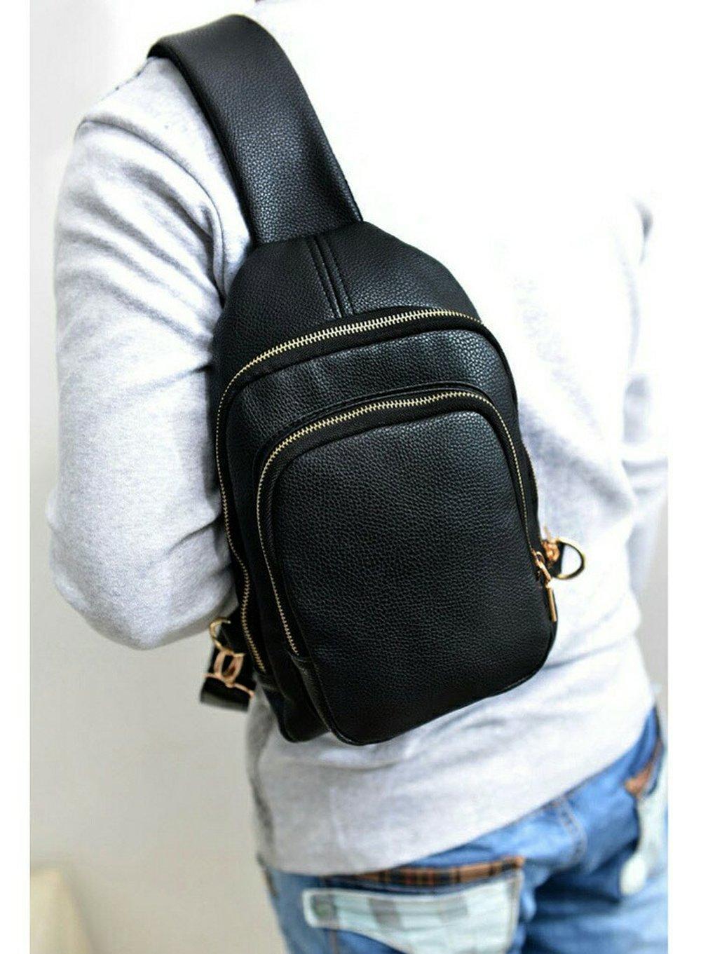 tas sling bag pria - tas selempang kulit - tas kuliah kampus punggung dada - tas import - tas murah - tas terbaru - tas kekinian - tas cewek batam di lapak pelangi_bag bagusia08