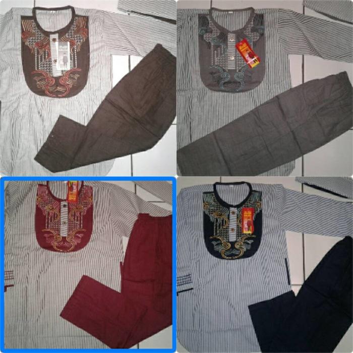Terlaris Baju koko pakistan anak motif garis Sale!