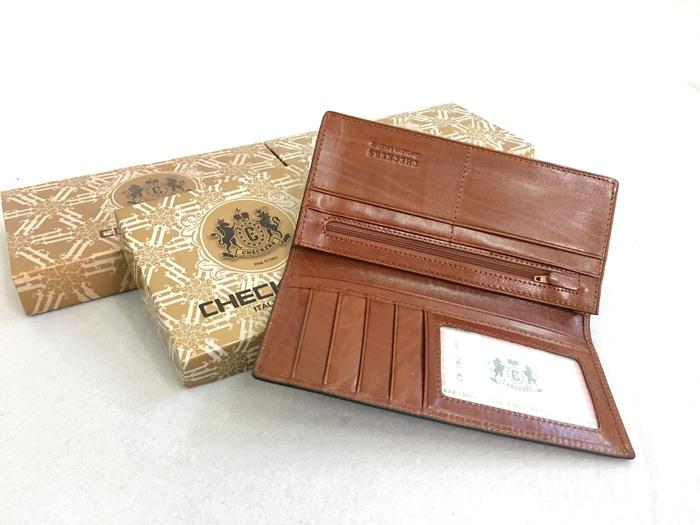 Dompet Kulit Checkers 05N - asli - W7OcPM