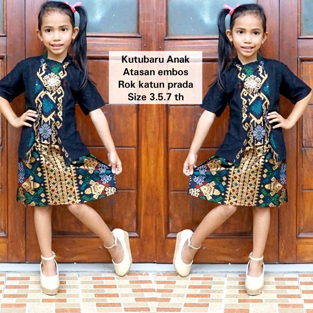 SETELAN KUTUBARU HITAM ANAK di lapak Pusat Grosir Batik Jogja pusatgrosirbatikjogja