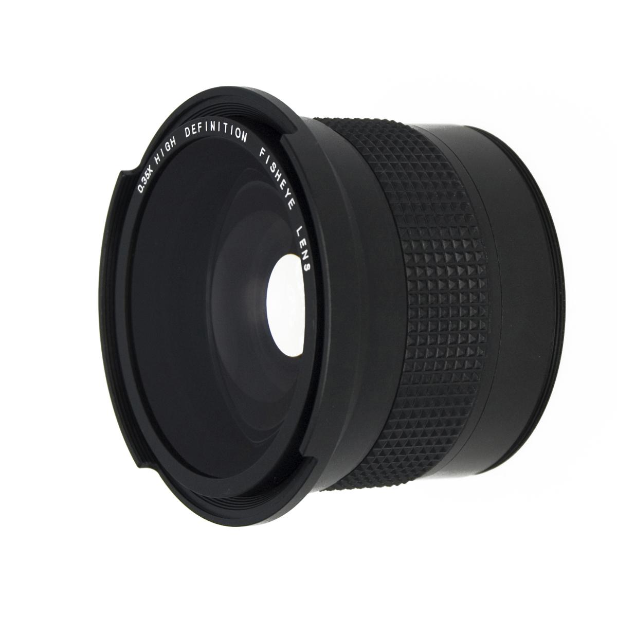 58MM 0.35x Fisheye + Wide Angle + Macro Lens for EF-S Canon 5D Mark II III 300D 350D 450D 550D LF277