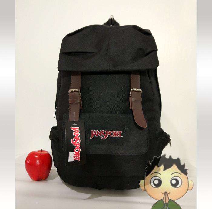 Tas Ransel Jansport Wanita RM443 black - YsoOzW