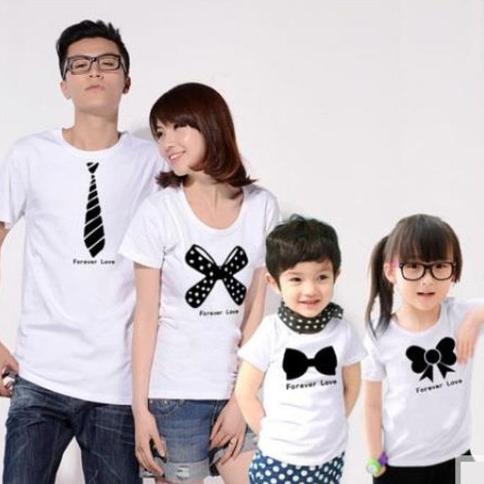 PROMO SALE - KAOS KELUARGA / BAJU FAMILY TEE 2 ANAK - FAM-001 F001