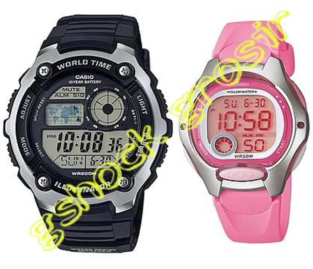 Jam Tangan Casio Original Couple Pria&Wanita Ae-2100w-1a & Lw-200-4b (Harga Sepasang) MMBKL