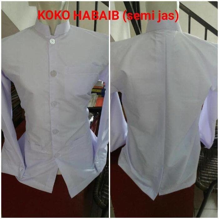 koko habaib semi jas/Baju Koko/Perlengkapan Haji Umroh/Gamis Pria/Jas/Baju Muslim Pria/ Sorban/Gamis