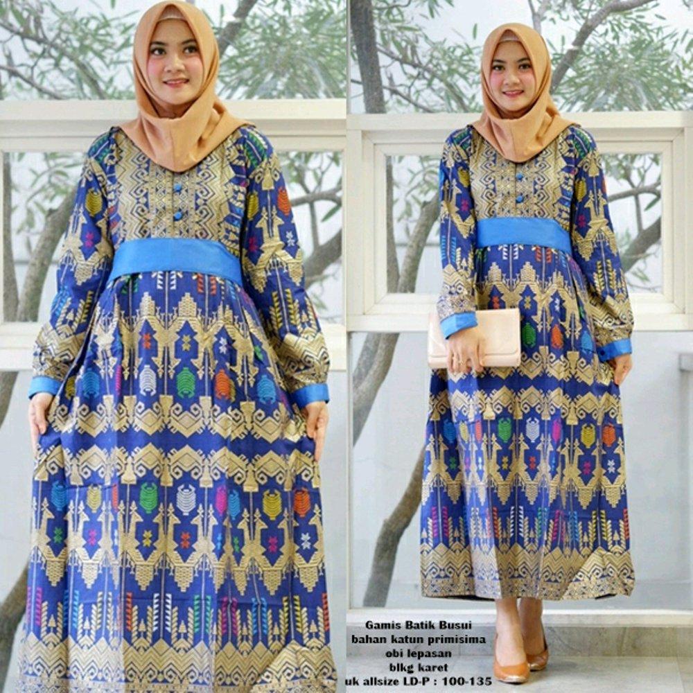 GAMIS FULL BATIK MODEL KLOK di lapak Pusat Grosir Batik Jogja pusatgrosirbatikjogja