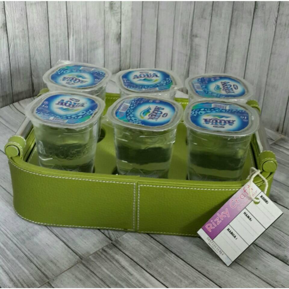 Nampan Tempat Aqua Gelas Isi 6 Pengrajin Vinyl Khas Jogja R8175
