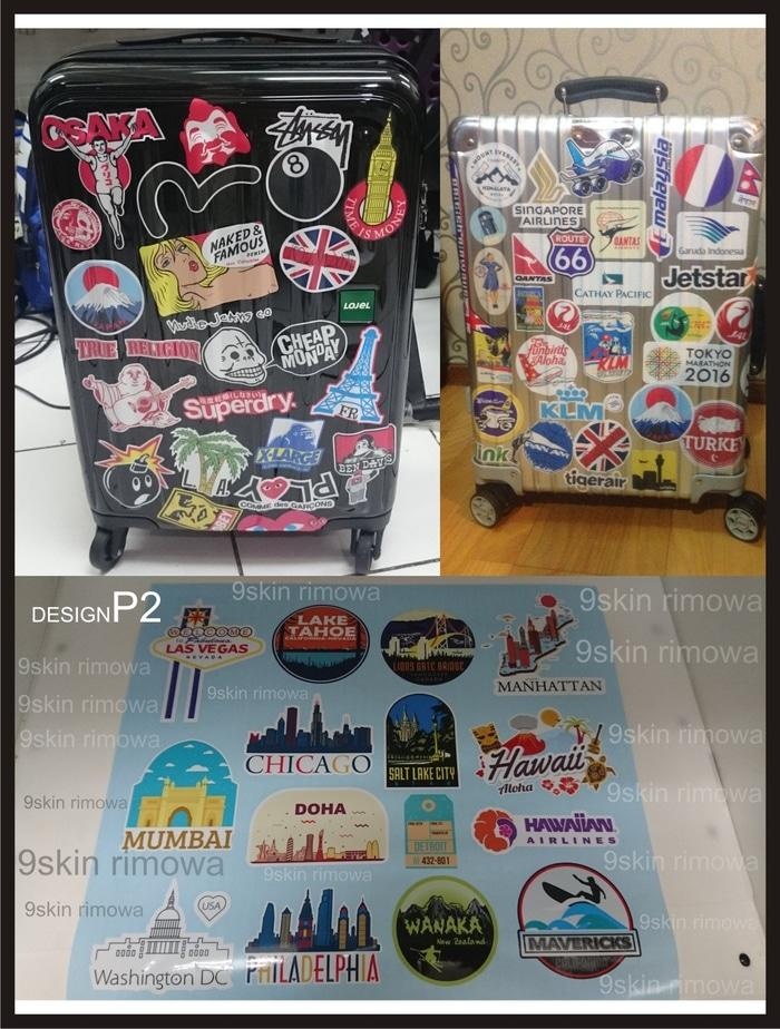 Sticker Rimowa Design 48/ Stiker untuk koper / Stiker Anti Air