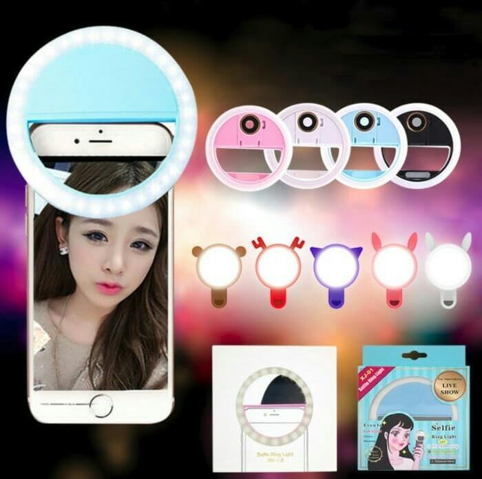SELALU ADA - Lampu Selfie Ring Light LED / Selfie Ring LED / Lampu Selfie Ring Jepit Besar
