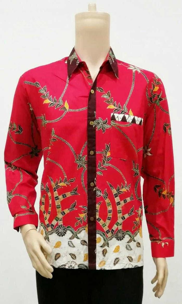 Kemeja Batik Solo. Kemeja Batik Naura Madura Panjang Series