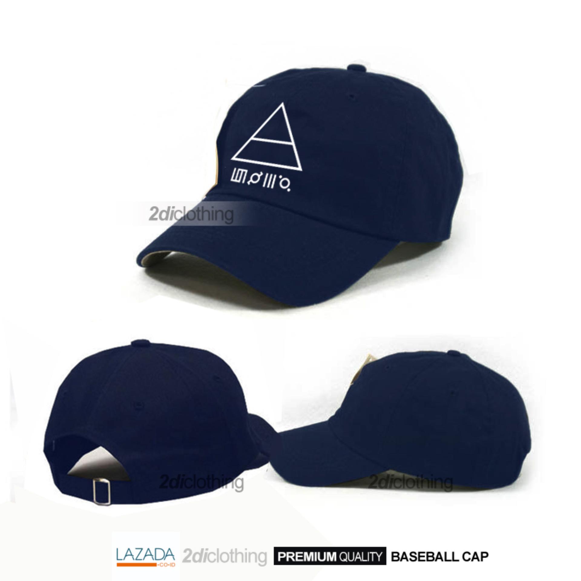 topi baseball thirty second to mar navy premium