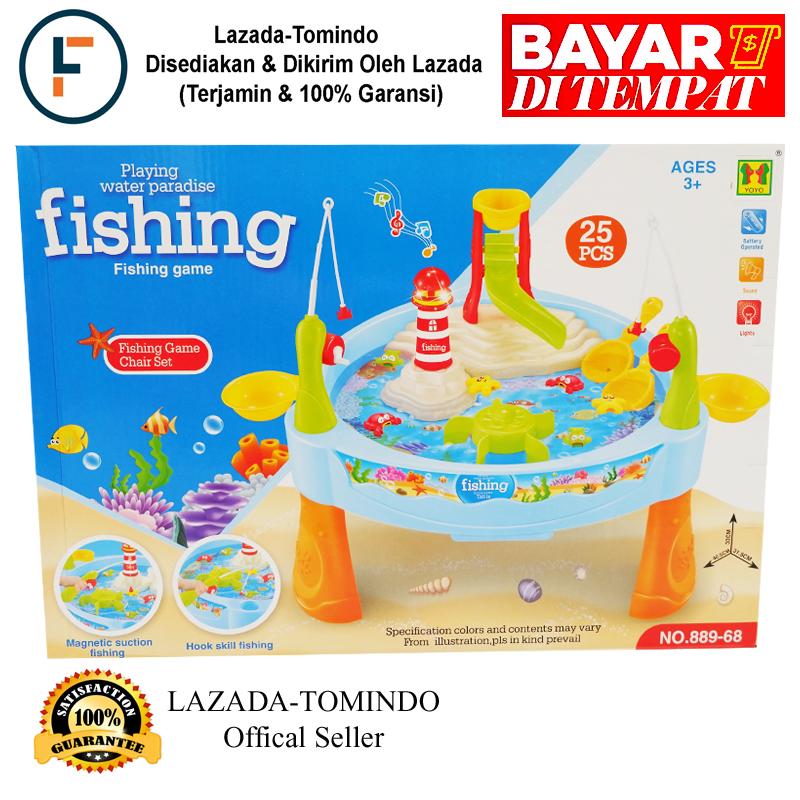 Tomindo Fishing Game Water Paradise 889-68 / mainan anak / mainan pancing / mainan pancingan