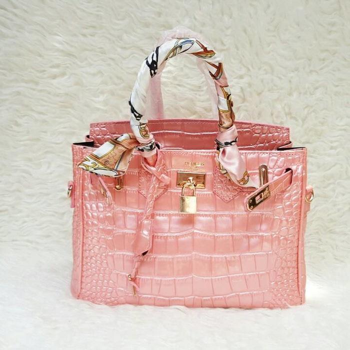 HERMES CROCO PEACH FREE SYAL