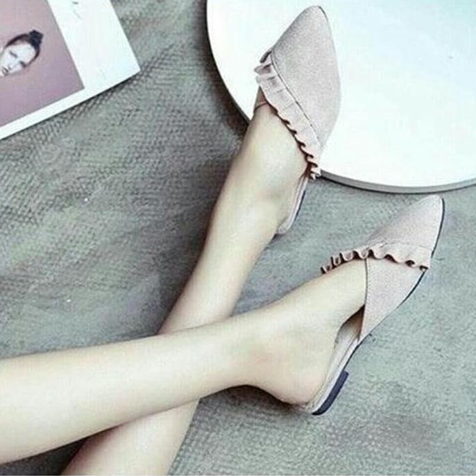 Flat Shoes Murah Flat Soes Keren Flat Wanita Flat Shoes Renda Salem Wtyuk