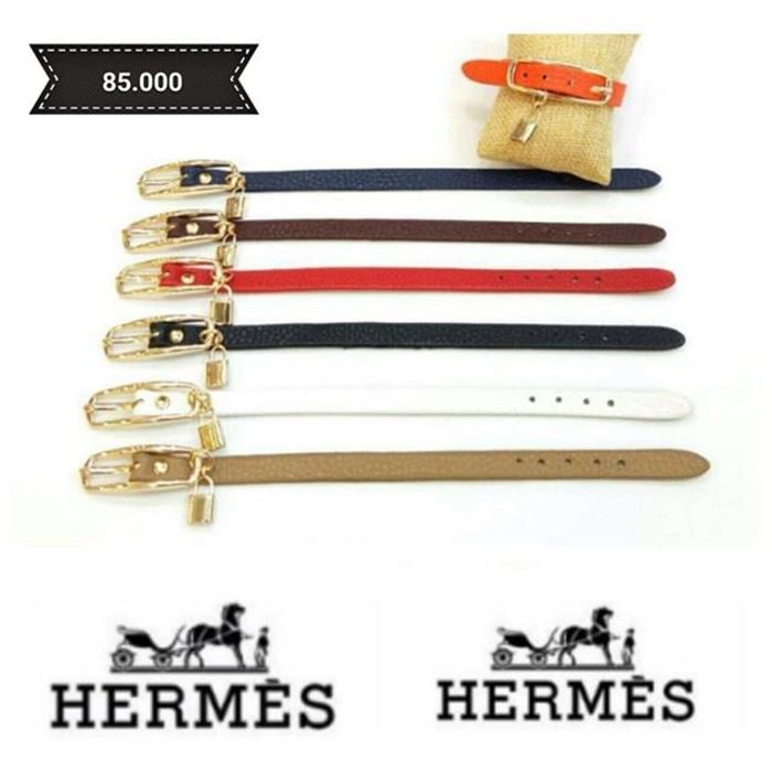 Gelang - Hermes Simple Belt Padlock Bracelet
