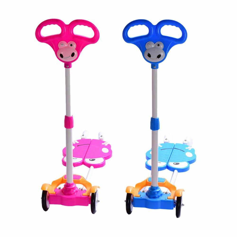 4 Wheel Frog Kick Scooter - Skuter Anak  Skuter Gunting Kodok  Otoped Anak Roda 4