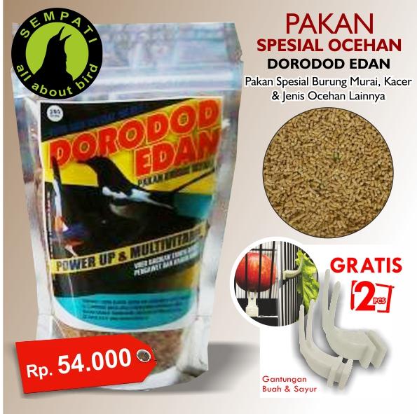 Pakan burung murai kacer ocehan power up & multivitamin dorodod edan