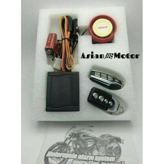 Alarm System Motor Agiva Fitur Lengkap + Cara Pasang Premium - Motor