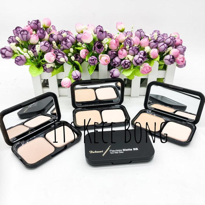 Purbasari bedak flawless matte bb two waycake- alat kecantikan beseler - kecantikan wajah terbaik - purbasari bedab bb ter murah