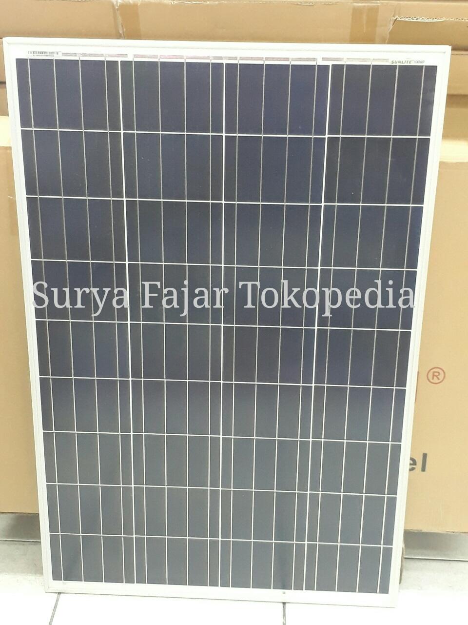 HARGA PROMO Solar Panel / Solar Cell / Panel Surya Sunlite 100wp Poly