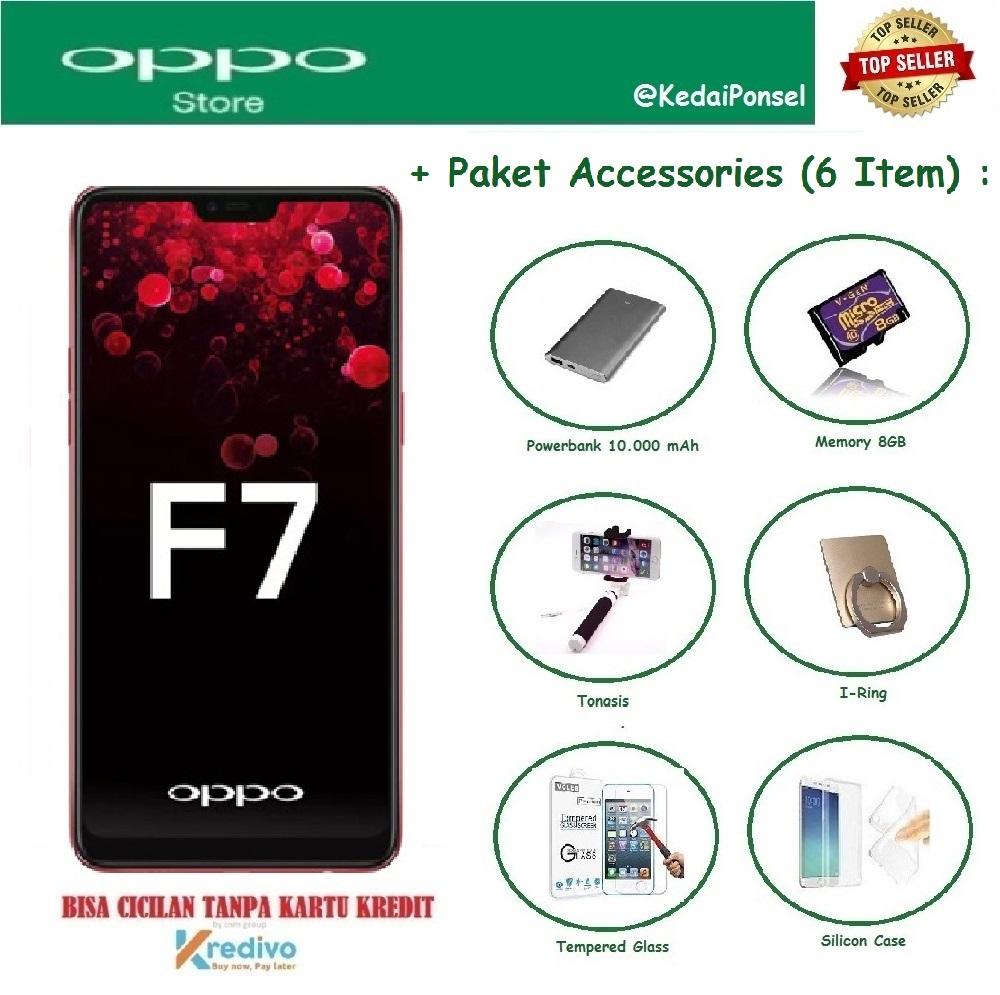 OPPO F7 Pro [6/128GB] + 6 Item Accessories
