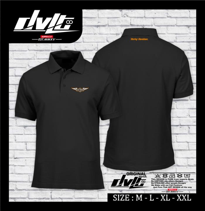 Poloshirt / Kaos Polo Harley Davidson Logo Vol.2 Murah