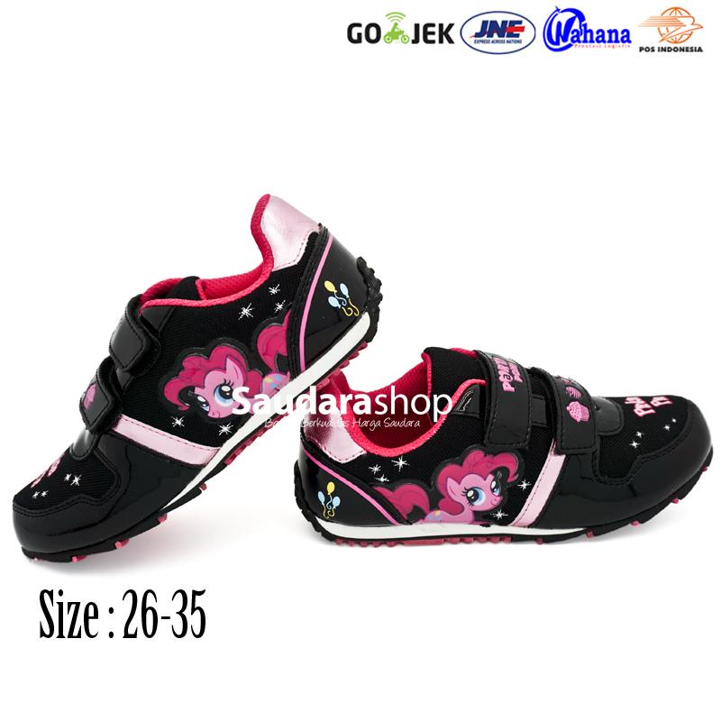 Sepatu LITTLE PONY Sepatu Anak Little Pony 2635 Hitam Pink