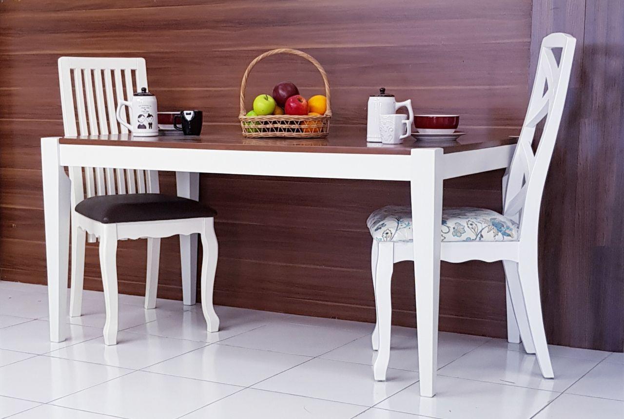 Dove's Furniture Meja Makan Minimalis persegi uk 140