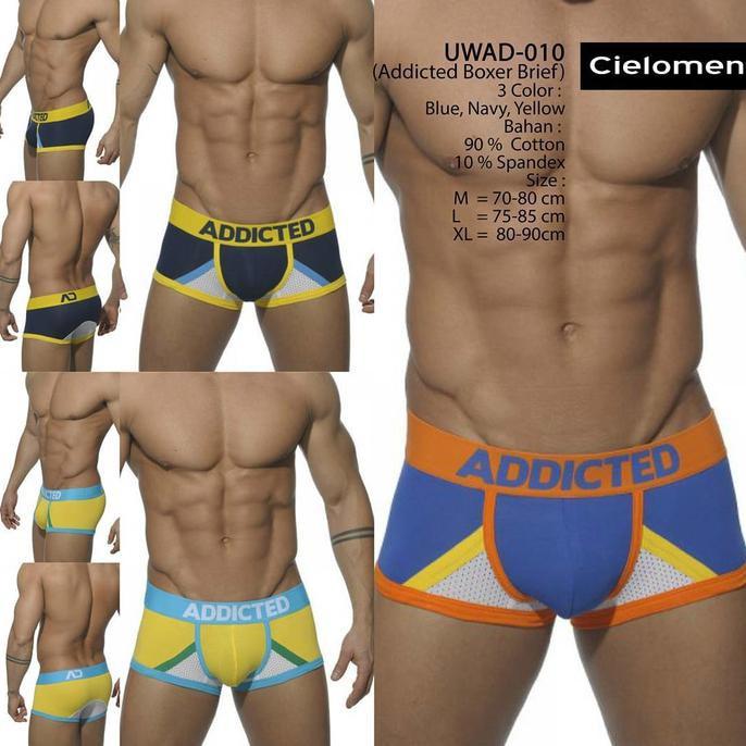 Underwear Import Uwad-010 Addicted Boxer Cd Celana Dalam Sempak Cowok - T8vd46