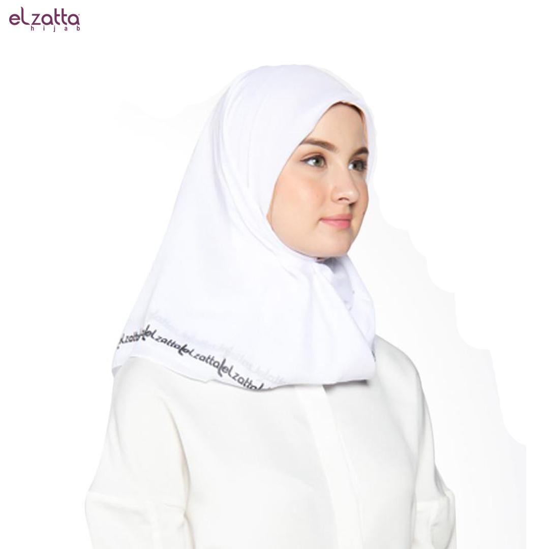 HIJAB INSTAN ELZATTA HIJAB SEGI EMPAT PUTIH